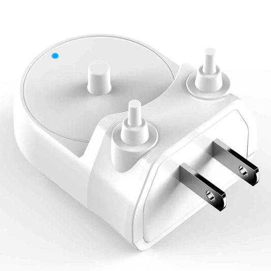 Replacement Charger Base for Philips Sonicare Electric Toothbrush Charger Base for HX6100/HX4100/HX3000/HX6000/HX8000/HX9000 Series US Plug Direct Wall Charger Hygienic White