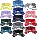 WILLBOND 13-Piece Rabbit Ear Headband Set for Women - Vibrant Colors