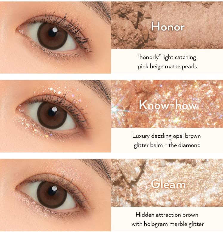 UNLEASHIA Glitterpedia Eye Palette NO.2 All of Brown