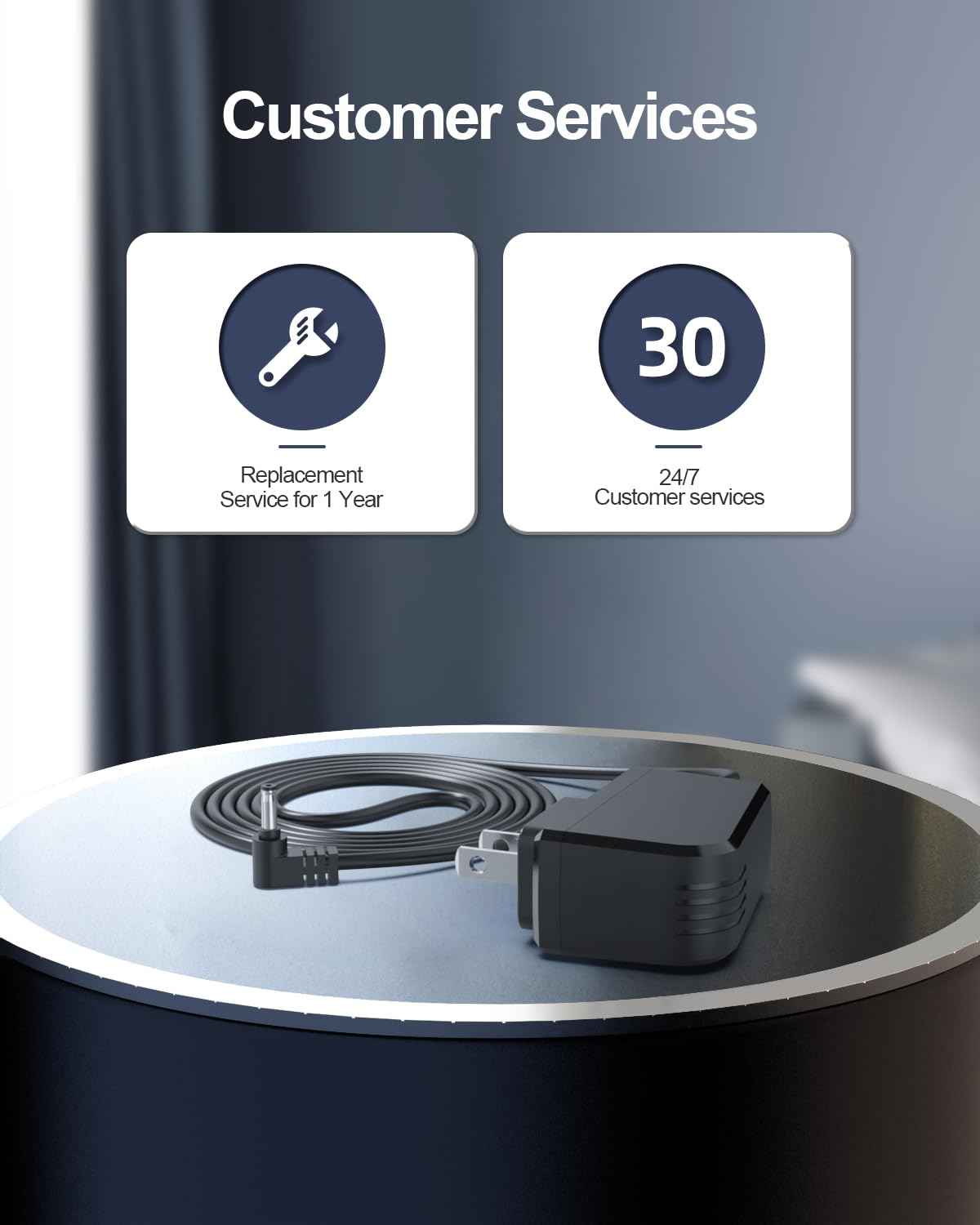 Charger Replacement for Wahl Trimmer 9888L, 5622, WNT-9, WNT-8, 9854L, 9918D, 5623, 79608, 4.2V Charger Cord for ZD5F042060US, S003HU0420060 Shaver Razor Beard Clipper