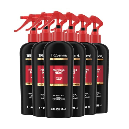 TRESemm? Styling Spray Pack of 6 Protecting Heat for Taming Frizz & Reducing Breakage, with Protection up to 450¡Æ, 8 Fl Oz