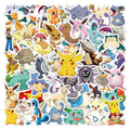50pcs Waterproof Anime Stickers for Laptop, Phone & Skateboard