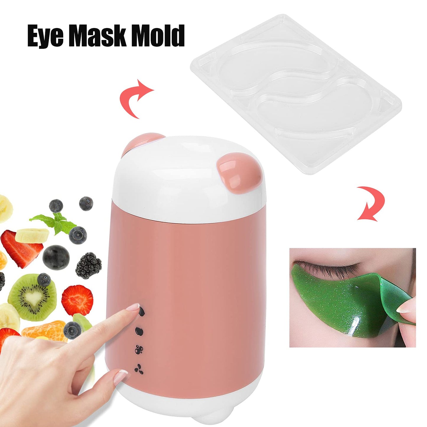 Eye Mask Mold, 5Pcs Reusable Eye Mask Molds Multifunctional Mask Patch Tray Plate Set Reusable Portable Eye Patches Molds for Facial Mask Machine