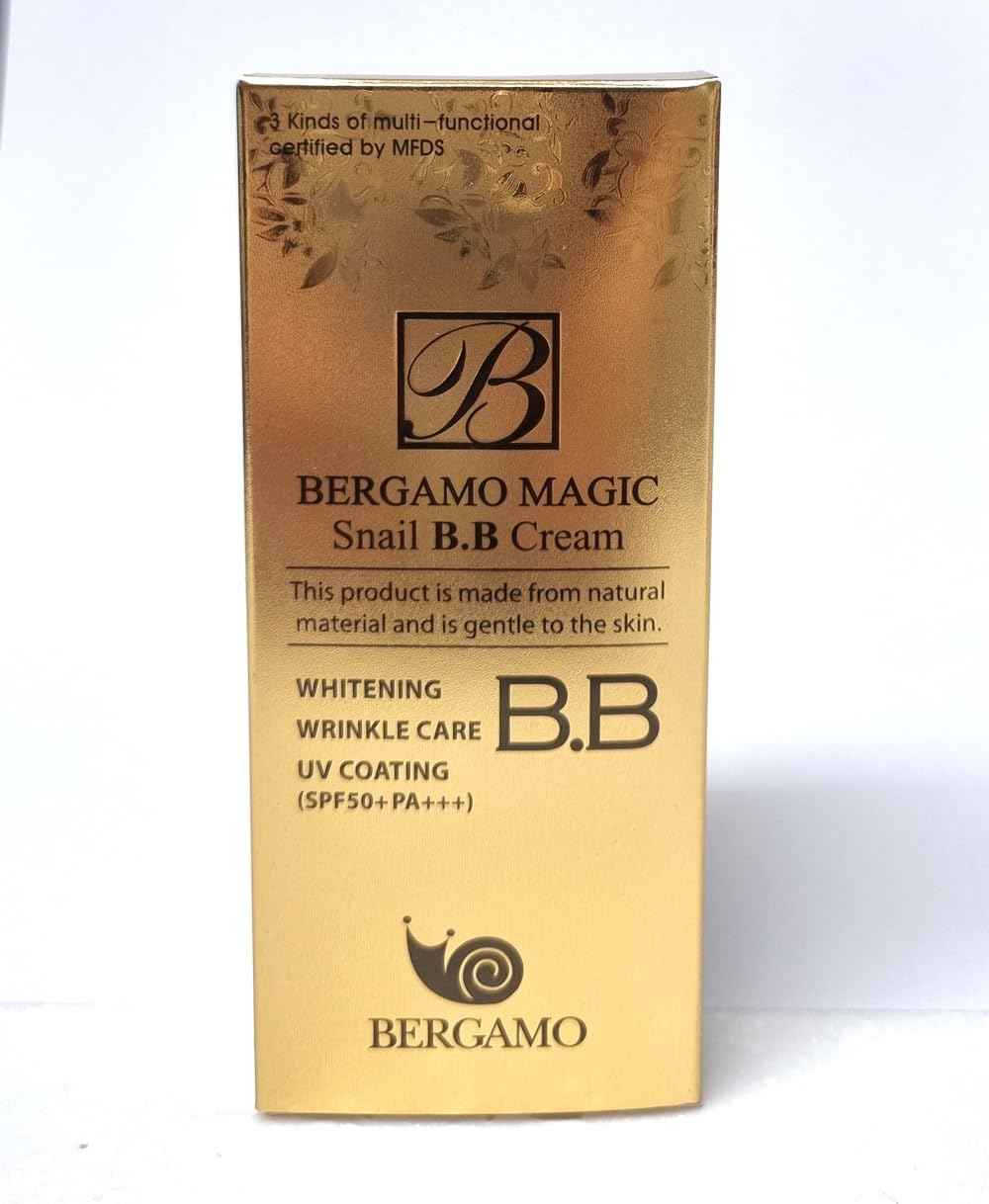 Bergamo] Magic Snail BB Cream 50ml /Intense Care Wrinkle Care Sunblock/Korean Cosmetics