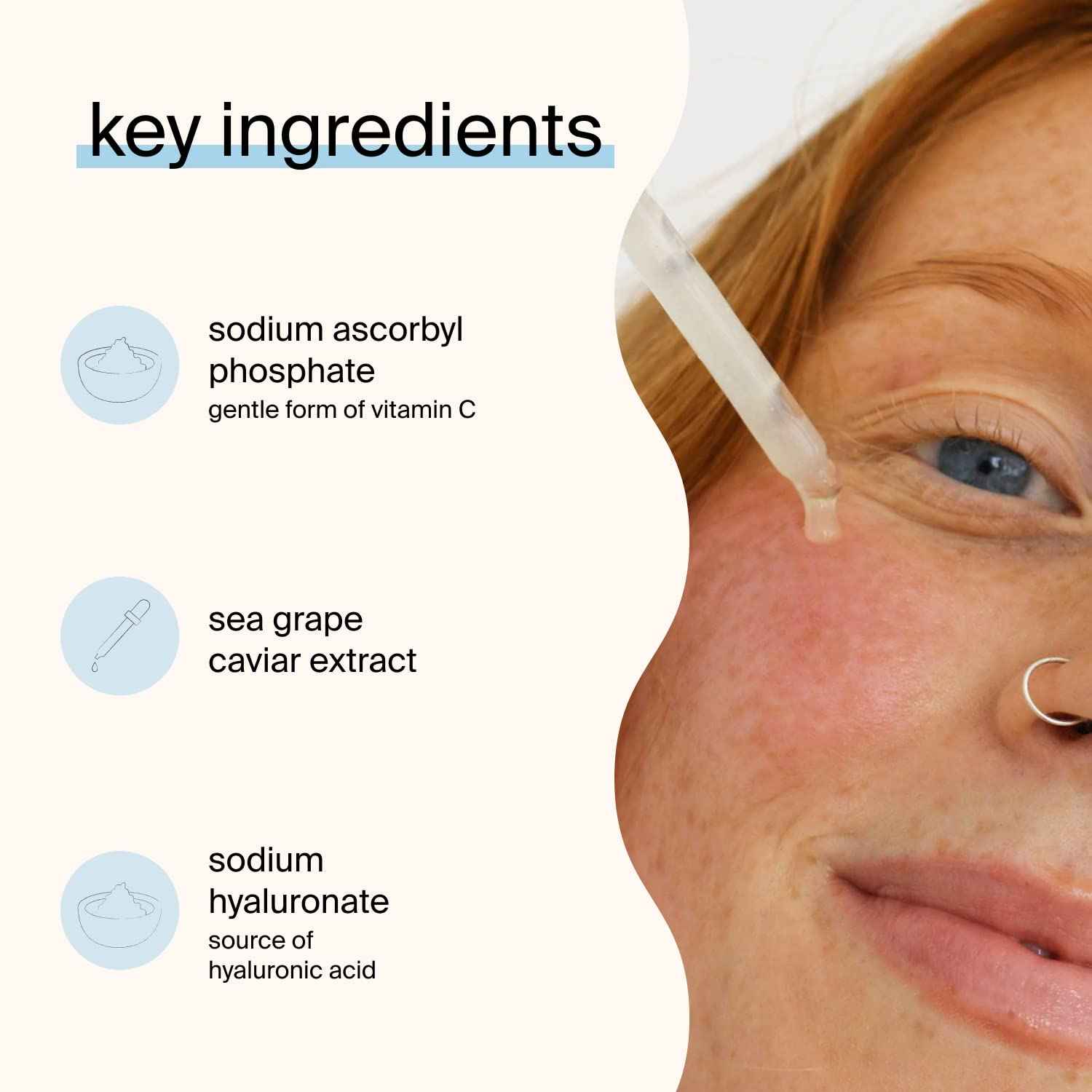 COCOKIND Vitamin C Serum with Sea Grape Caviar, 1 FZ