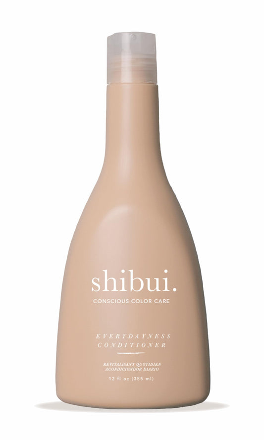 Shibui Everydayness Conditioner, Lightweight Hydration & Color Protection with Peach & Babassu Oils for Fine to Medium Hair, Color-Safe & Silicone-Free, 12 Fl Oz