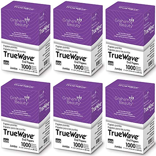Graham TrueWave Perm End Papers 4" x 2.5" Jumbo 6000 Pcs