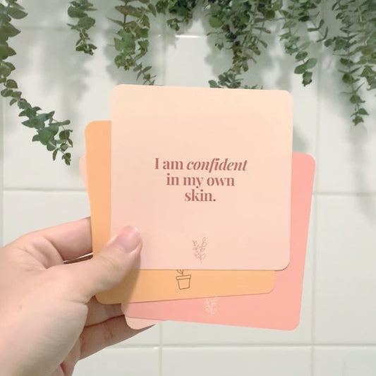 Self Care Shower Affirmation Cards For Shower Self-Love [Waterproof] By Positive Manifest For Women Meditation Cards and Daily Motivational Self-Empowering Quotes Girl Boss 14 Stress Relief Routine