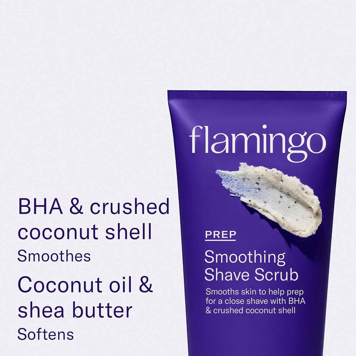 Flamingo 3-Step Shaving Set for Women - Smoothing Prep Scrub, Nourishing Shave Oil, and Soothing Post Shaving Serum - Glow Shave Collection