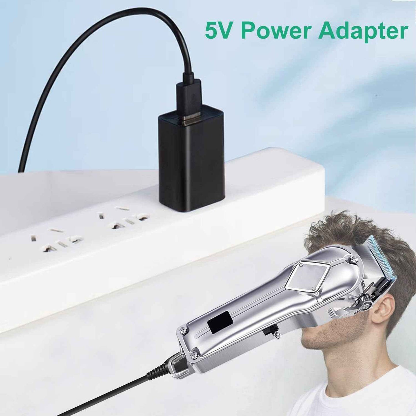 Replacement Charger for Limural Hair Clippers, Trimmer Charger Cord Compatible with Limural Electric Shavers for Men