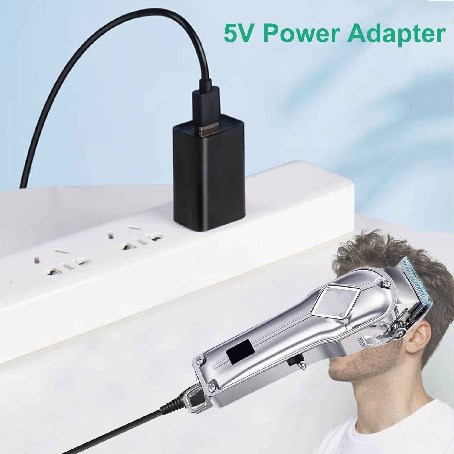 Replacement Charger for Limural Hair Clippers, Trimmer Charger Cord Compatible with Limural Electric Shavers for Men