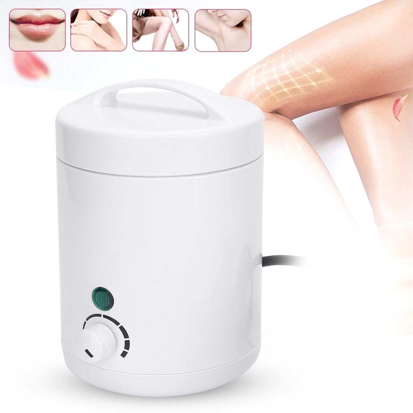 Chazcool Mini Wax Heater, Multi Purpose Wax Machine, Hair Removal Paraffin Wax Machine for Men Women, Wax Warmer