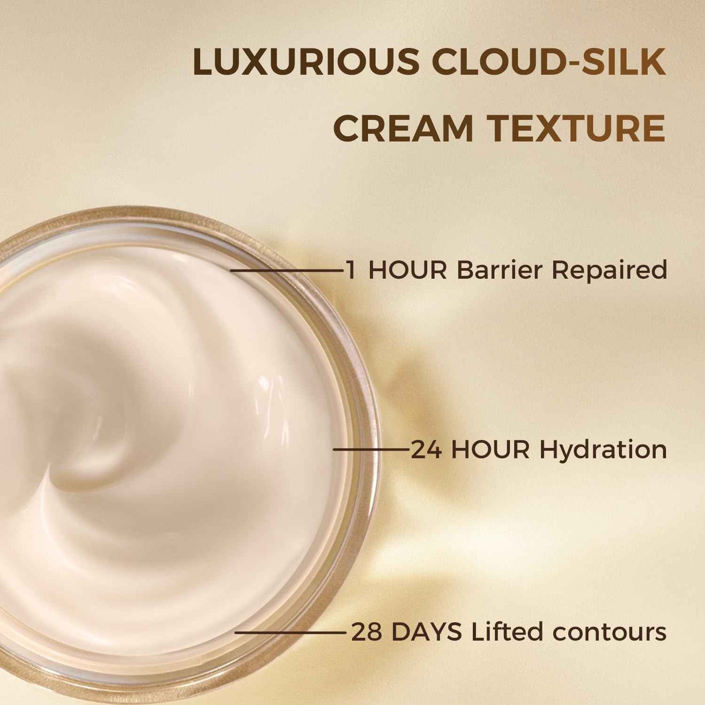 CHANDO HIMALAYA Gold Diamond Multi Anti-aging Cream (55g/1.94oz) - Super Multi-Corrective, Sculpting, Firming, Tightening, Anti-Wrinkle, Moisturizing Night Cream with Tri-peptide, Hyaluronic Acid