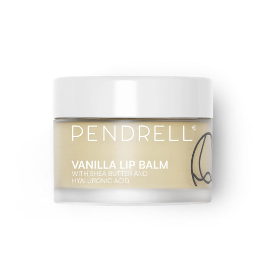 PENDRELL Lip Balm and Lip Mask (Vanilla) | Hydrating Lip Balm for Women with Hyaluronic Acid, Shea Butter & Vitamin E | 1 Oz (30g)