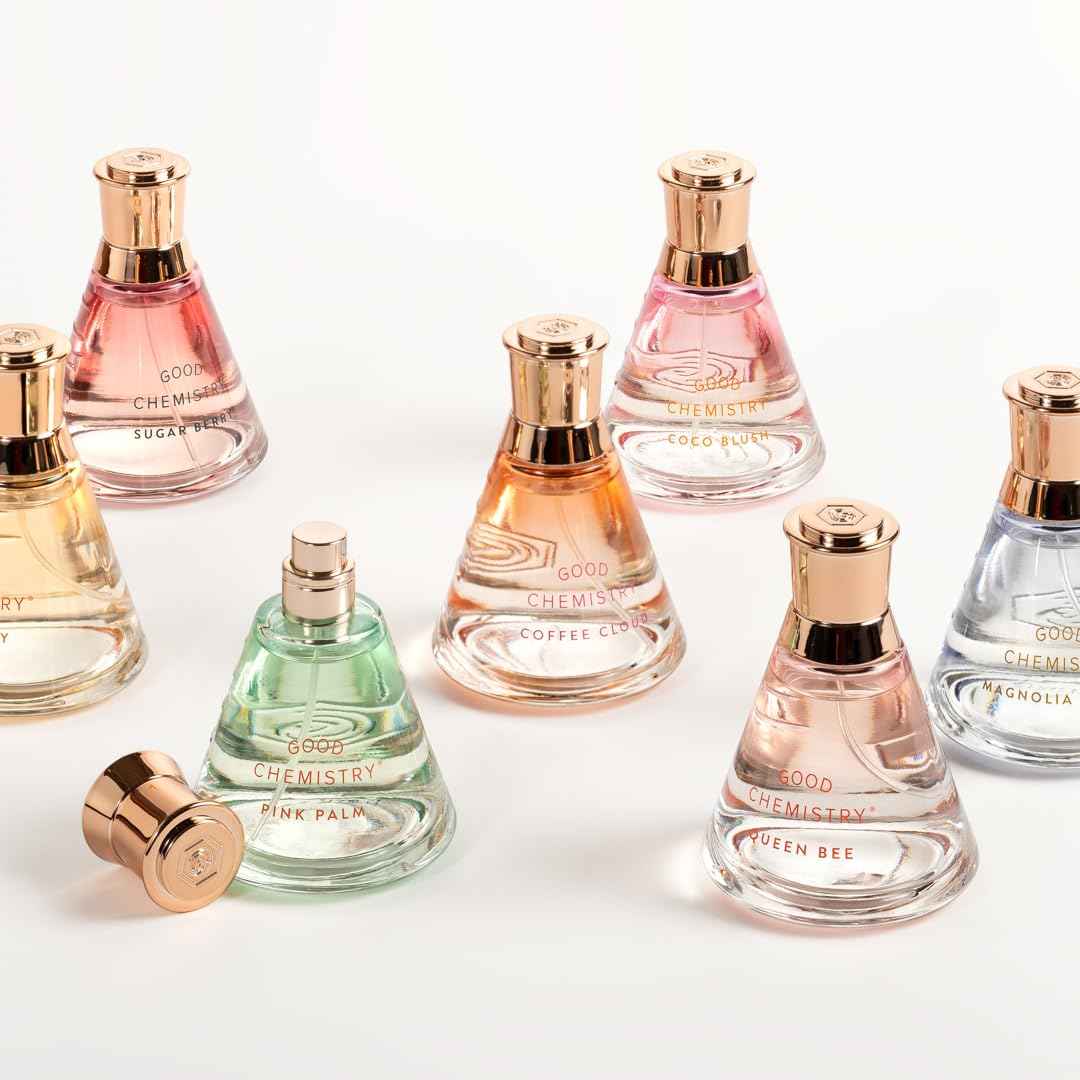 Good Chemistry Queen Bee Eau de Parfum 1.7 fl oz - Long-Lasting Perfume with Black Currant, Peony, & Amber - Bold, Clean & Vegan