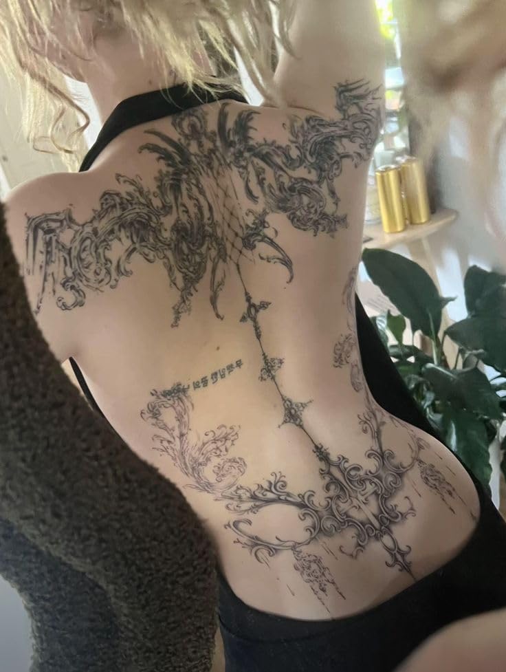 Cybersigilism Y2K Temporary Tattoos - 5 Sheets Edgy Gothic Designs