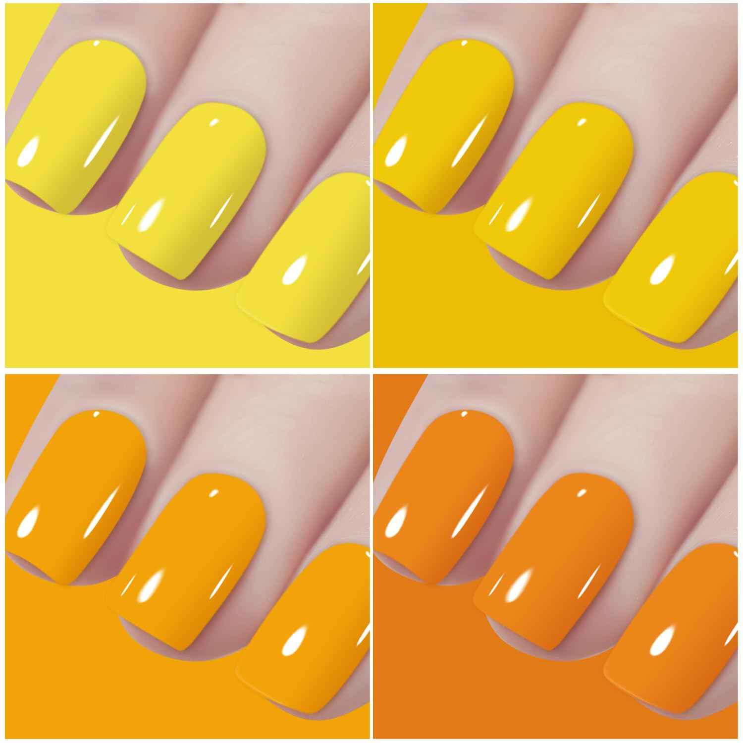 Vishine 48 Colors Gel Nail Polish Set, Autumn Winter Popular Nail Polish with Base Top Coat, Lasting UV LED Gel Polish Manicure Kit 8ml