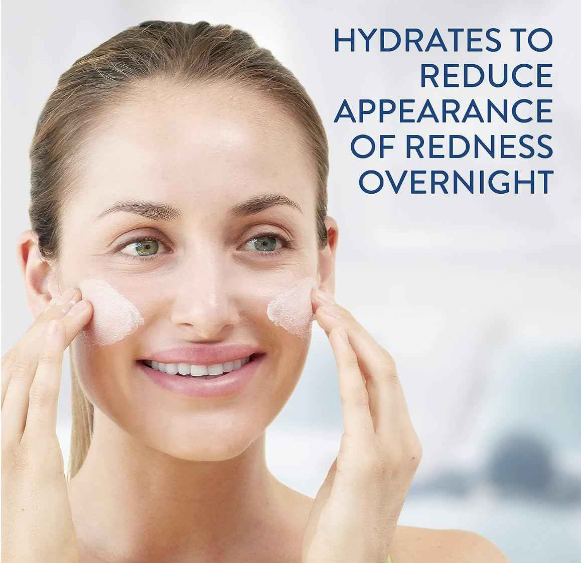 Cetaphil Redness Relieving Set, Night Moisturizer (1.7 oz) and Daily Facial Moisturizer SPF 40 (1.7 oz) For Redness Prone Skin