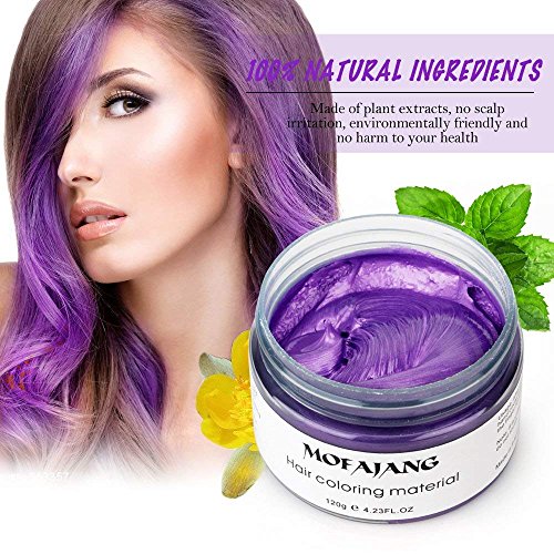 Mofajang Purple Hair Wax Dye Styling Cream