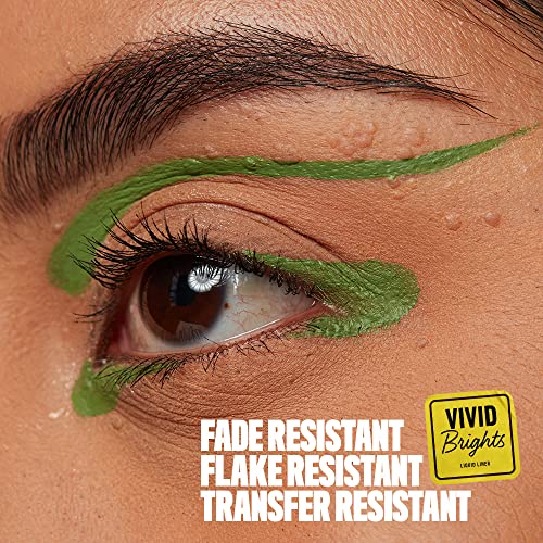 NYX Vivid Brights Liquid Eyeliner - Ghosted Green