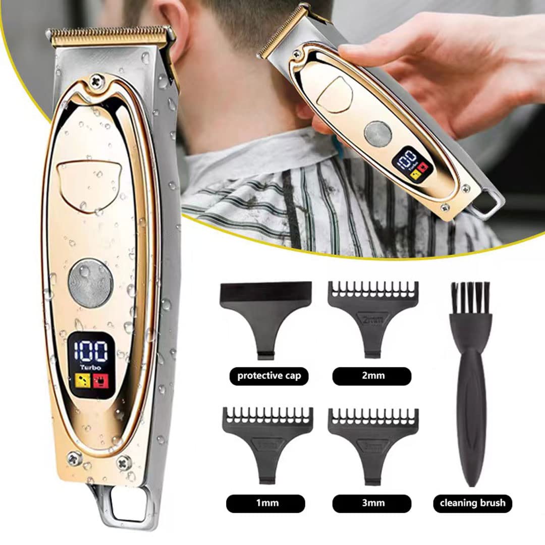 HPLRZXI Hair Clippers ,Professional Cordless Hair Cutting Kit Beard Trimmer Barbers Men Women Kids Clippers Set Rechargeable Grooming Kit.