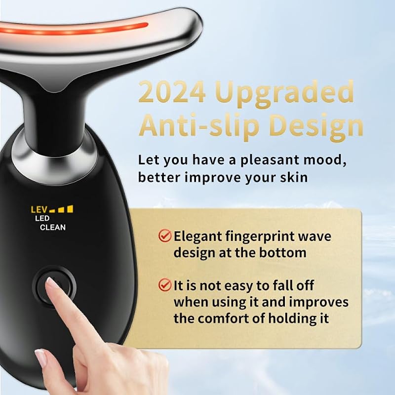 7-Color LED Facial Beauty Device with Vibration & Heat