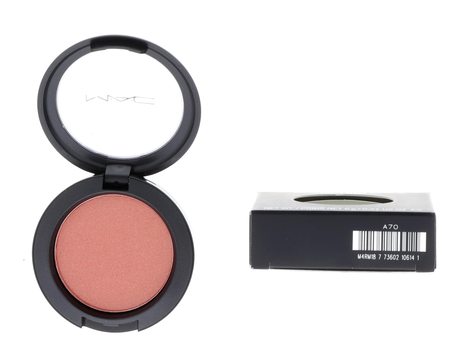 MAC Sheertone Shimmer Blush Peachtwist for Women, 6g/0.21 ounce