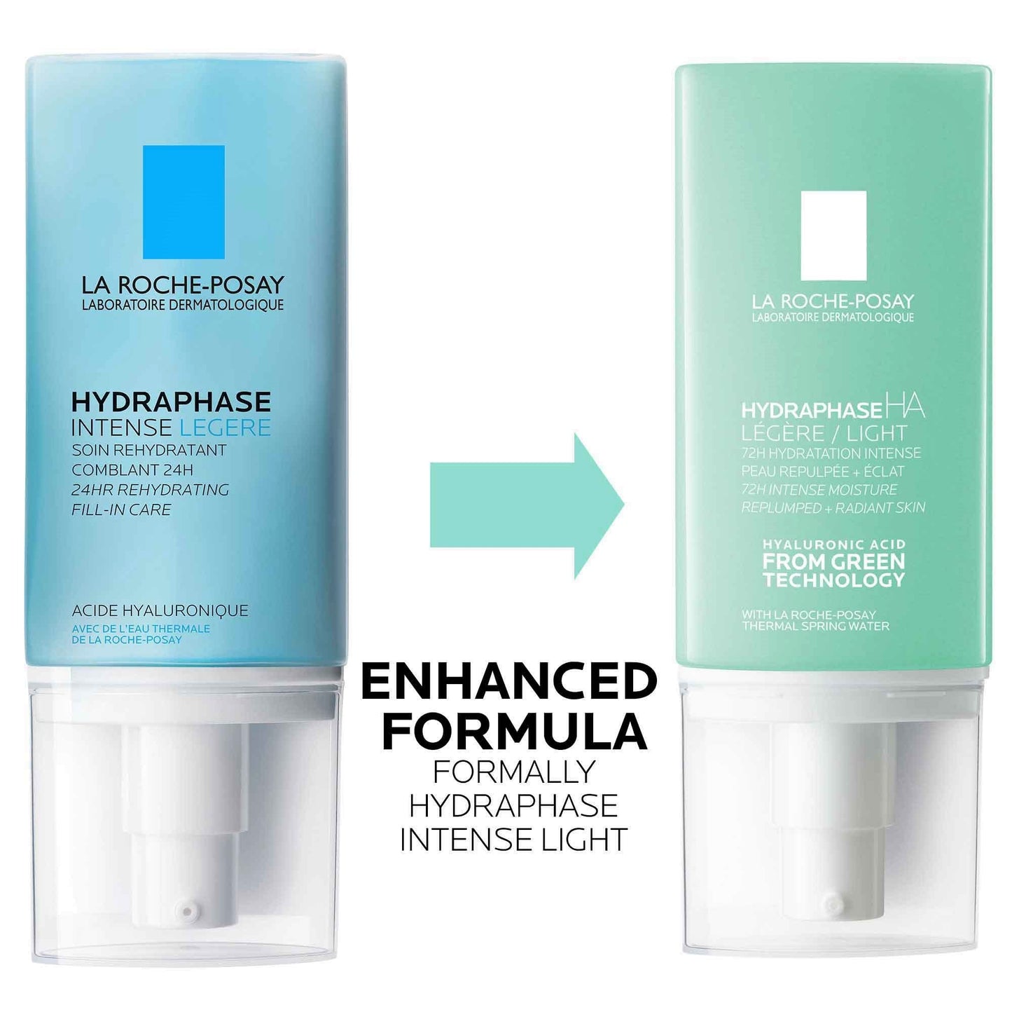 La Roche-Posay HydraphaseHA Light Face Moisturizer, Hyaluronic Acid Face Moisturizer with 72HR Hydration, Oil Free & Non-Comedogenic, 50 ML, 1.69 fl. oz.