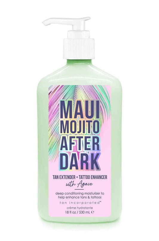 Brown Sugar Maui Mojito After Dark Tan Extending Deep Conditioning Moisturizer Lotion w/Tattoo Enhancers - Enhance your Tan & Tattoo