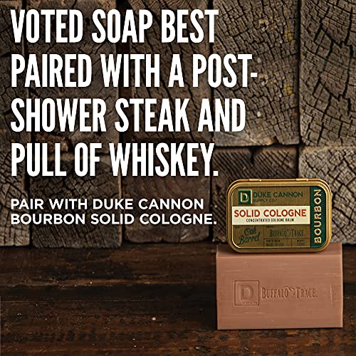 Duke Cannon Big Brick of Soap 3-Pack ? Bourbon ? Men¡¯s Heavy Duty Soap, Natural Ingredients, Long-Lasting, Rich Masculine Scent, 10 oz Each