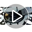 22.8" Salon Chair Rubber Base Ring - Floor Protection