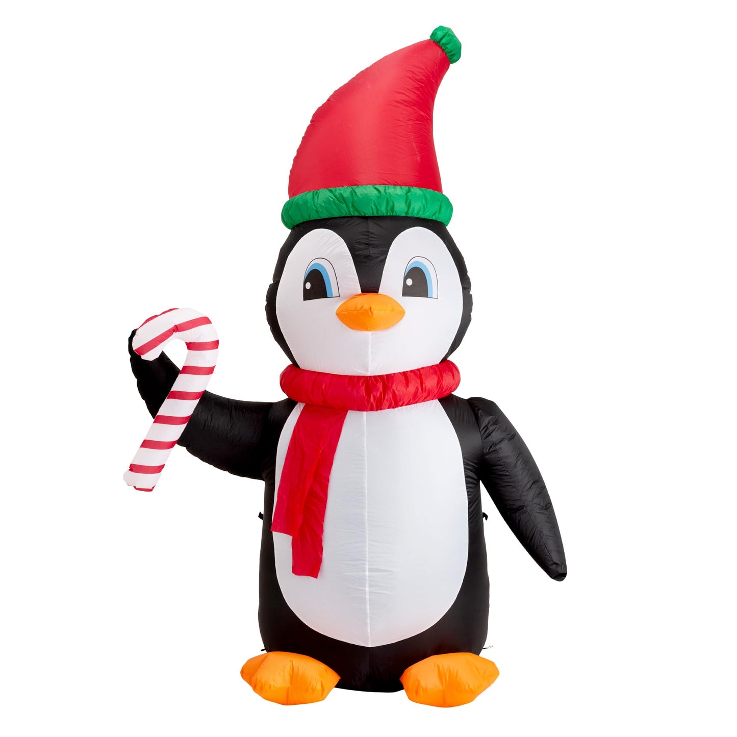 Glitzhome 8ft Christmas Inflatable Decorations LED Lighted Xmas Penguin Indoor and Outdoor Decoration Blow up Yard Lawn Home Decor