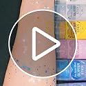 Purple Glitter Stick for Body & Face - Waterproof Sparkling Makeup