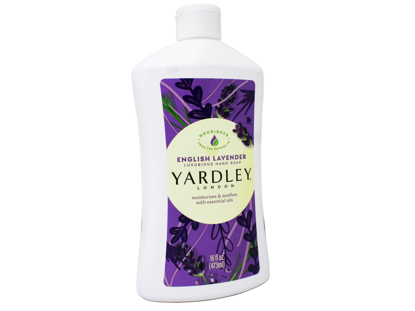 Yardley London Liquid Hand Soap - English Lavender - 16 Fl Oz (Pack of 2)
