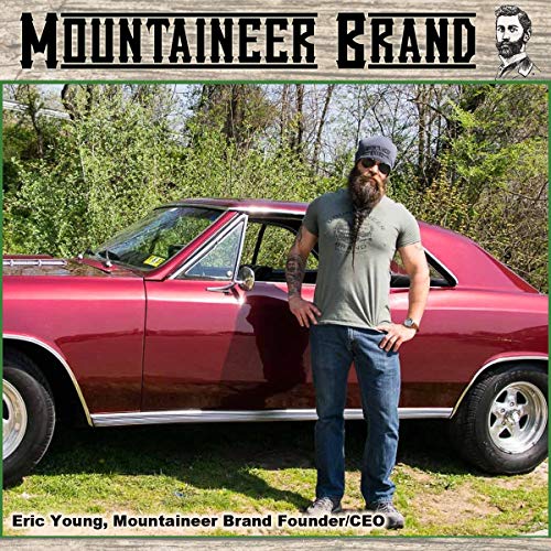 Mountaineer Brand Beard Wash for Men | 100% Natural Beard Shampoo | Thick Cleaning Softening Lather for Hair and Skin | Hydrate and Detangle | Grooming Treatment | WV Timber Scent 4oz