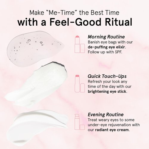 grace & stella Under Eye Brightener Roller - Retinol & Caffeine Eye Serum for Puffiness, Dark Circles, Fine Lines & Wrinkles - Hydrating & Smoothing - Vegan Cruelty-Free Skincare (15ml / 0.51 fl oz)