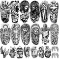 Christian Temporary Tattoos - 77 Sheets Religious Jesus Christ Cross