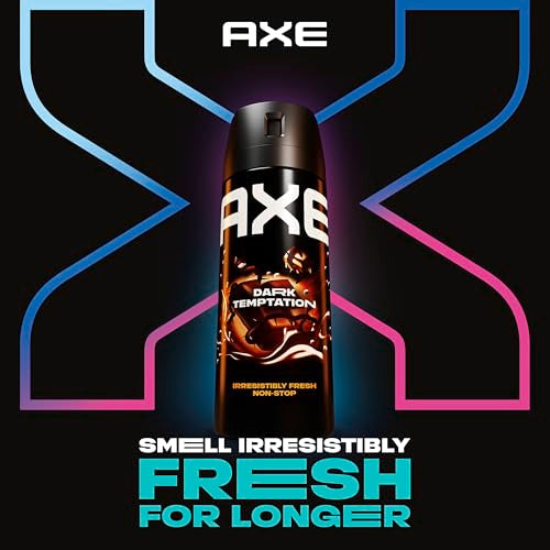 AXE Dark Temptation Body Spray Deodorant for Men 4 oz