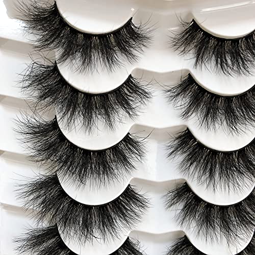 Cat-Eye 8D Faux Mink Lashes 18MM - 7 Pairs Pack