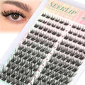 Manga Eyelash Extensions - Natural Fluffy Cluster Lashes 144PCS
