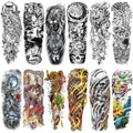 Full Arm Temporary Tattoo Sleeves - 12 Waterproof Sheets