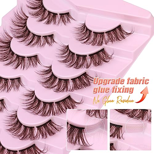 Brown Lash Clusters - DIY Eyelash Extensions Natural Look