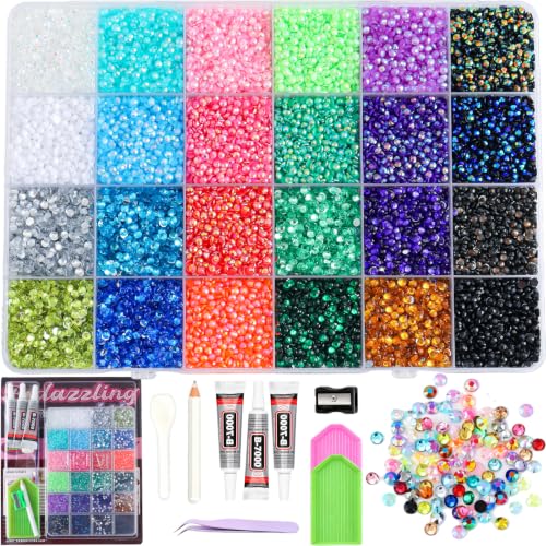 USLVL Complete Bedazzler Kit with 24 Colors of Rhinestones