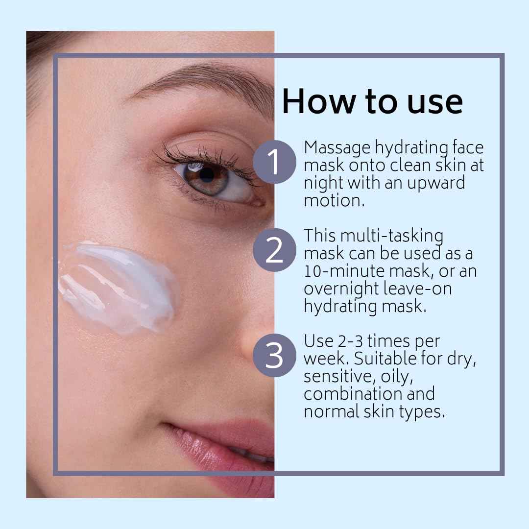 D'Arganette Sweet Dreams Sleeping Mask with Antioxidant-rich Argan Oil, Peptides, and Niacinamide– Radiance Boosting Hydrating Face Moisturizer For Dry Skin - 3.4 oz- Made In USA