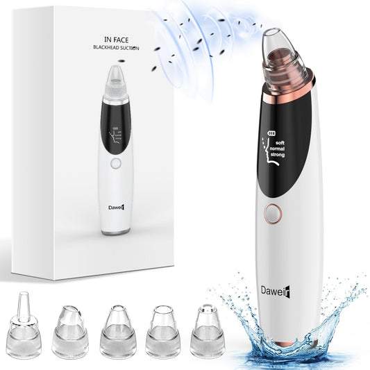 Daweir Blackhead Remover Pore Vacuum - Pimple Extractor Tools Pore Cleaner toolfor Face & Nose