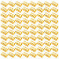80 Pcs Gold Dreadlock Beads Hair Jewelry Braiding Accessories for Goddess Locs
