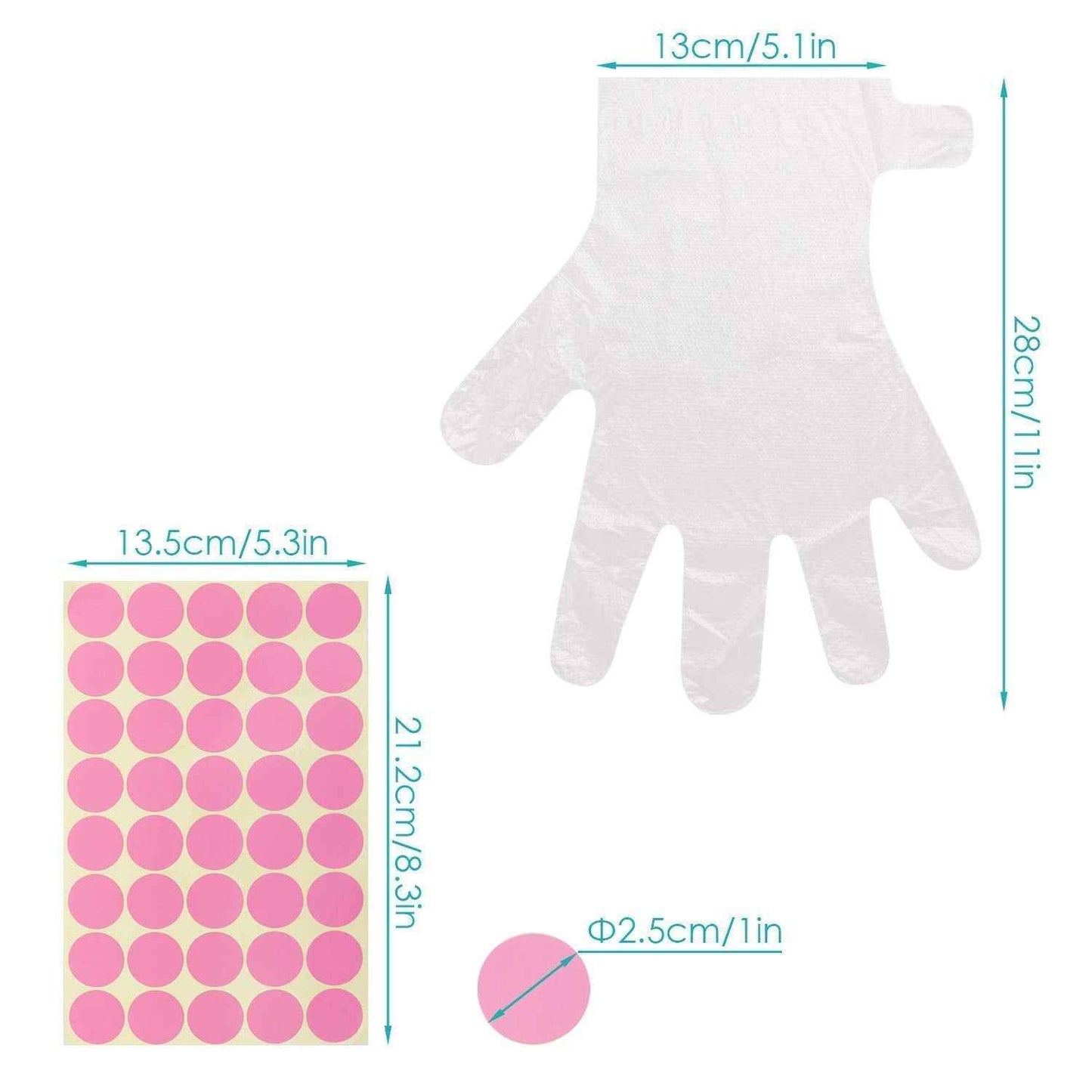 200pcs Paraffin Bath Liners for Hand & Paraffin Wax Mitts for Hand and Feet, Segbeauty Plastic Thermal Mitten Bags, Heated Hand SPA Mittens, Glove Mitt Liner Covers for Wax Warmer