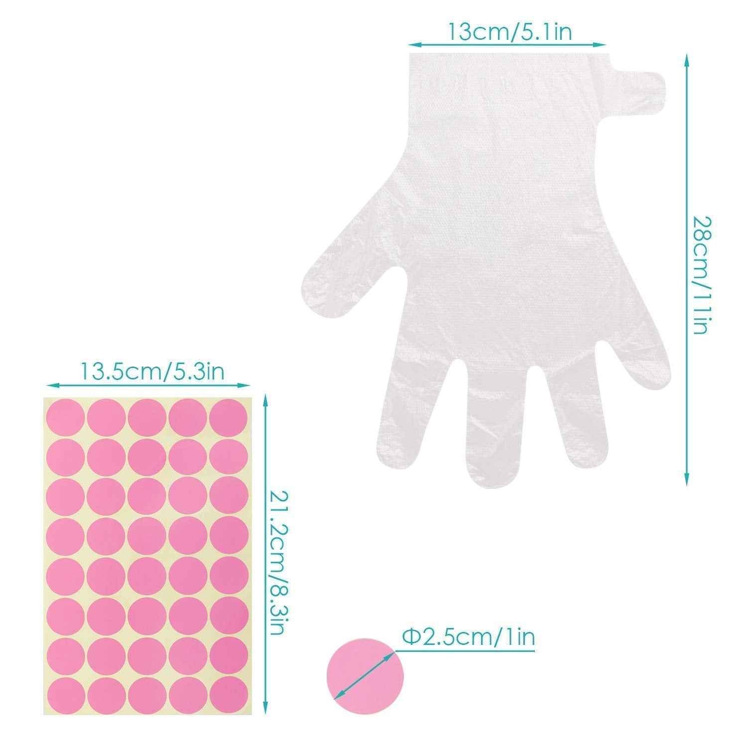 200pcs Paraffin Bath Liners for Hand & Paraffin Wax Mitts for Hand and Feet, Segbeauty Plastic Thermal Mitten Bags, Heated Hand SPA Mittens, Glove Mitt Liner Covers for Wax Warmer