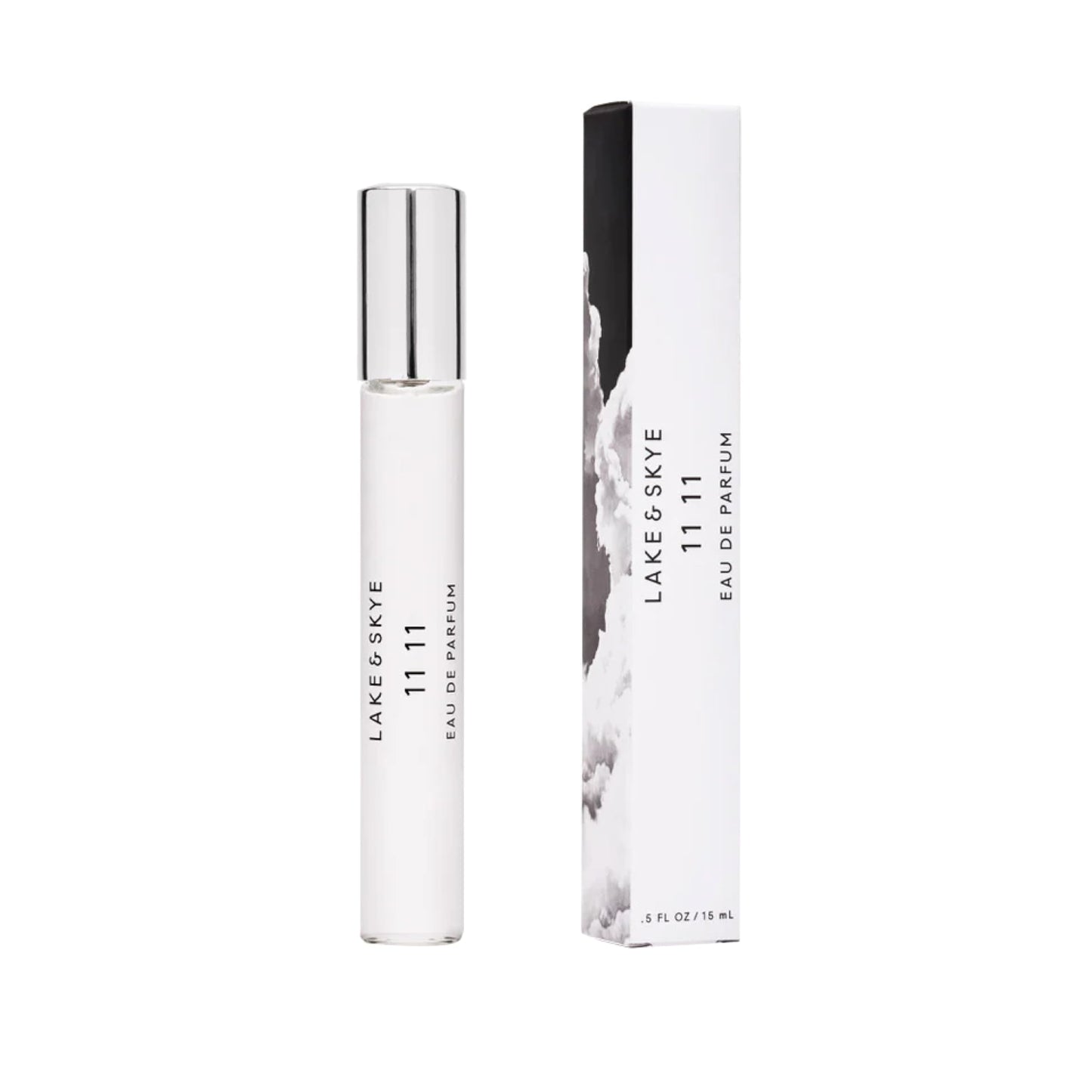 Lake & Skye 11 11 Eau de Parfum Travel Spray, Long Lasting Fragrance, 0.5 fl oz (15 ml) - Skin Musk, Clean, Vegan, Paraben-Free, Cruelty-Free