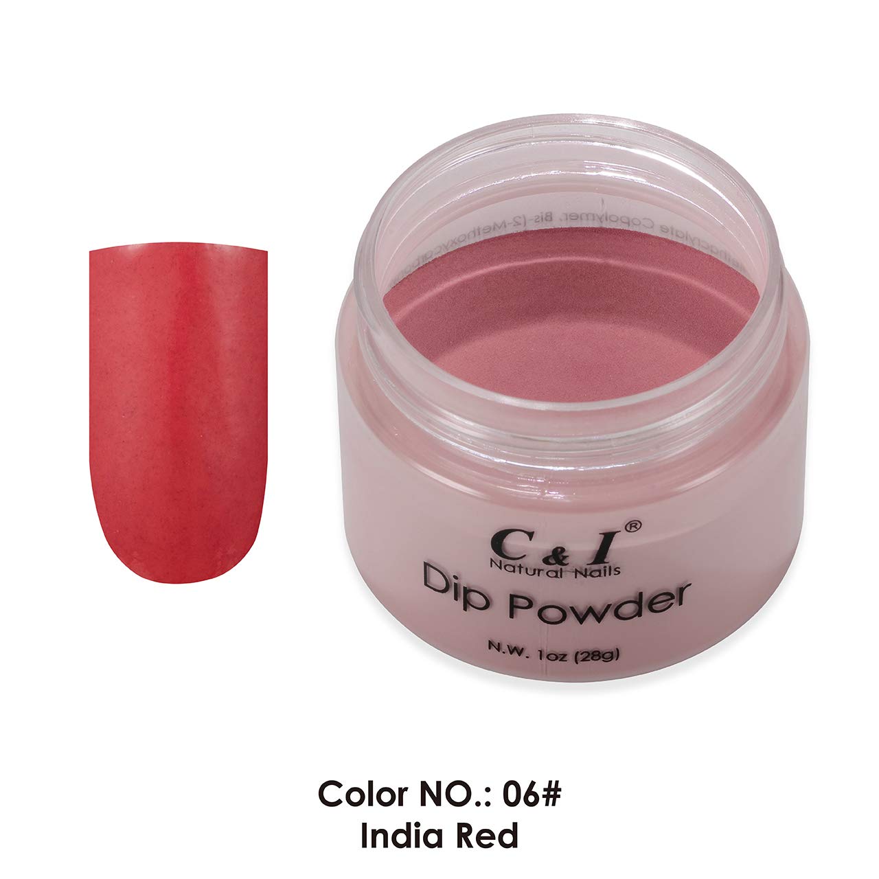 C & I Dipping Powder Color No.006 IndianRed Red Color System